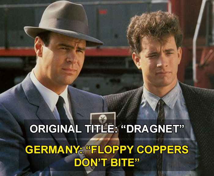 photo caption - Original Title "Dragnet" Germany "Floppy Coppers Don'T Bite"