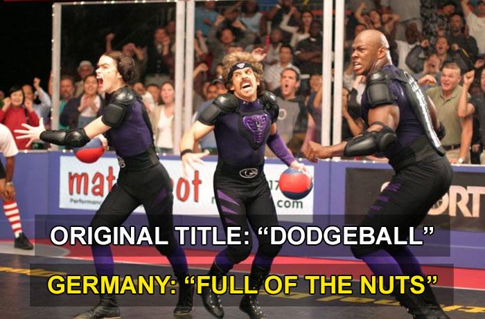sport venue - matot Ort Original Title "Dodgeball" 17 com Germany "Full Of The Nuts"