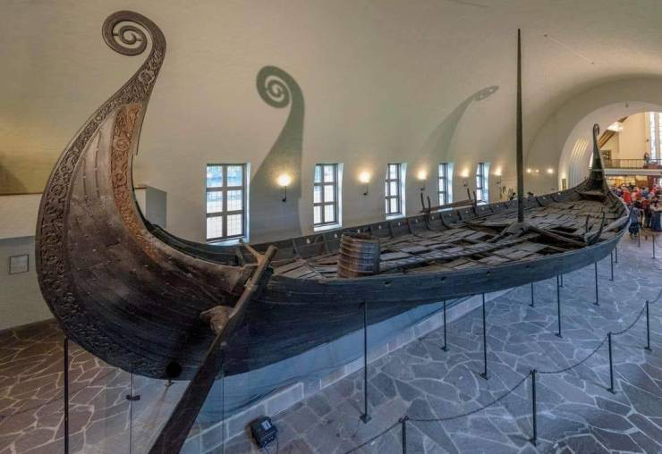 “Oseberg ship - the best preserved ship from viking era. Norway, 9th century.”