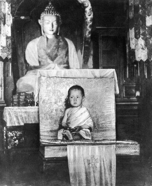 “2 years old Dalai Lama. 1937”