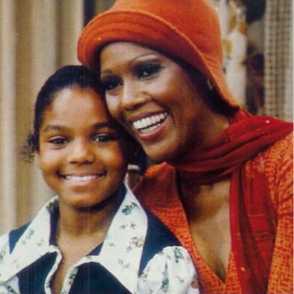 Janet Jackson and her Good Times co-star, Ja’Net DuBois