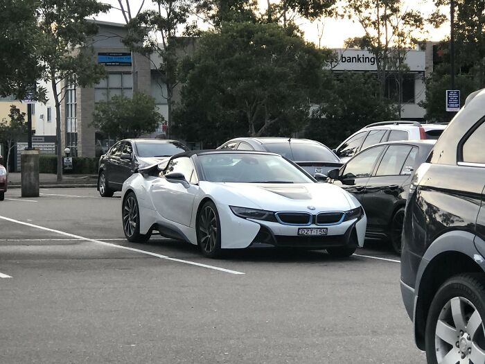 A girl in my school was "surprised" by her parents in the school's parking lot with a new BMW. A freaking BMW. Everyone who is out is basically watching this go down and she starts crying. At first we are all thinking its because she's so happy but then she runs back into the school. Apparently they were supposed to show up earlier (I'm assuming when there would be more students to witness the surprise).

I felt bad for the Dad because he looked totally embarrassed and sad about it. You know in his head he's like, "I created this monster".