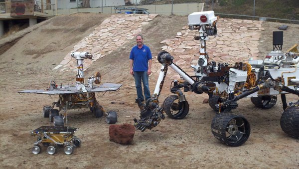 Scales of Mars rovers.