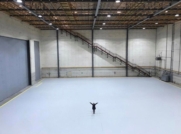 Netflix Soundstage, me for scale.