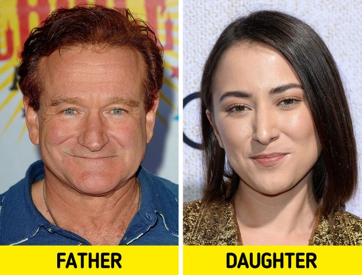 Robin Williams and Zelda Williams