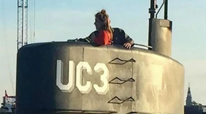 Journalist Kim Wall boards the submarine of Peter Madsen. Madsen would later kill and dismember Wall on board the submarine