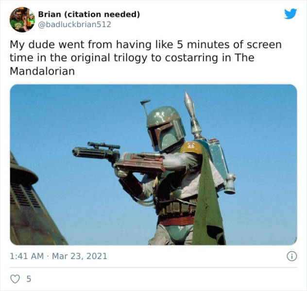 Boba Fett In Star Wars (1977-2020)