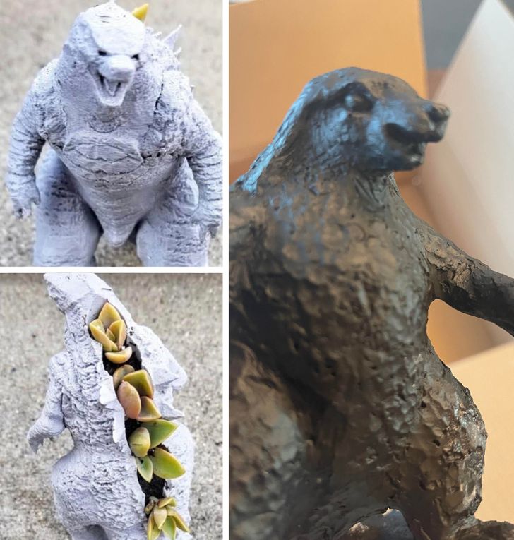 “Found a cool-looking Godzilla succulent planter but got a creepy rodent Godzilla instead.”