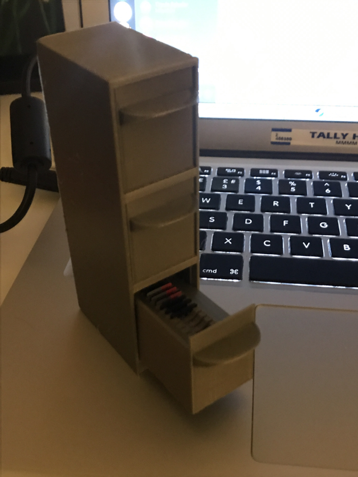 “A mini Filing Cabinet for SD cards”