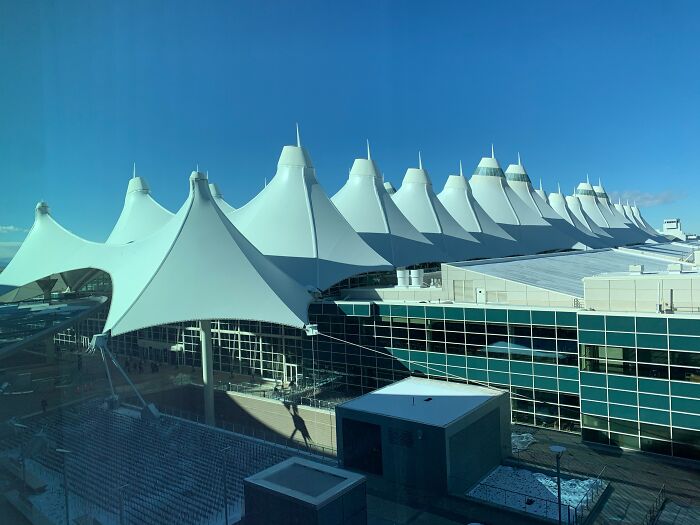 Denver international Airport is a front for some weird illuminati/New World Order stuff.