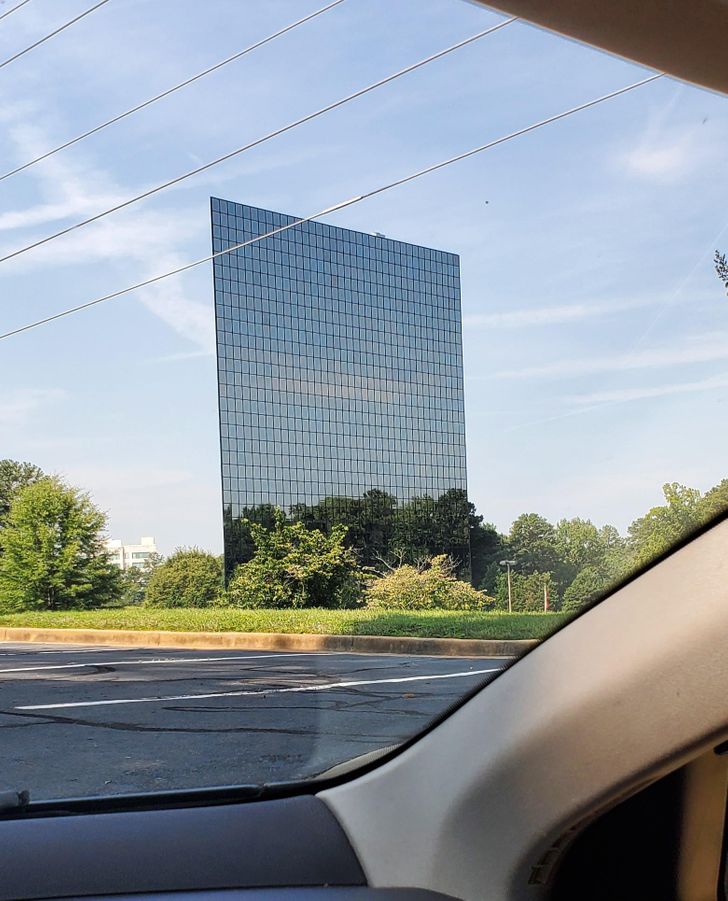 “This building looks like it’s just one wall of windows.”