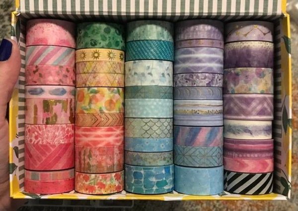 “I was told my washi tapes would fit here.”