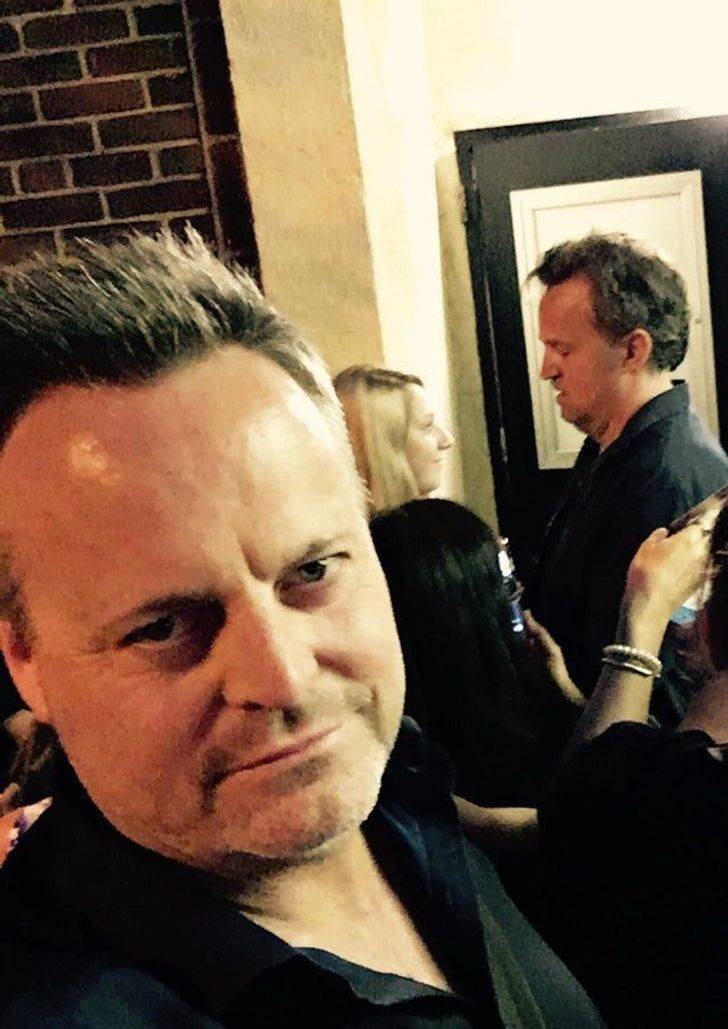 “Finally met Matthew Perry and told him he looked like me.”