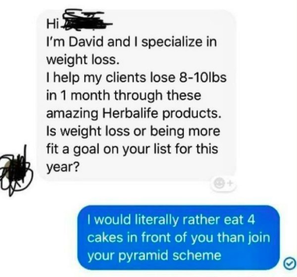 32 People Who've Had Enough With Pyramid Schemes.