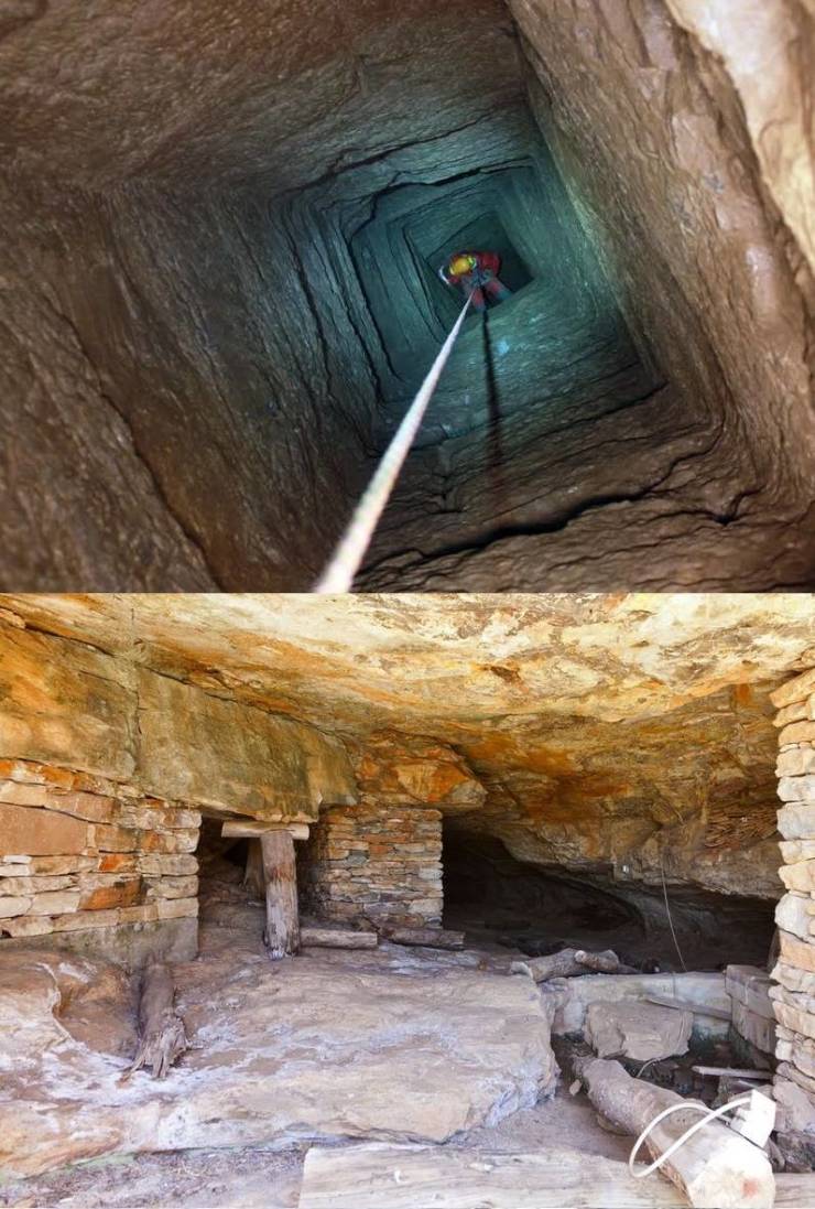 “This is a 5000 year old silver mine at the foot of the Mycenaean Acropolis of Thorikos in Greece.”