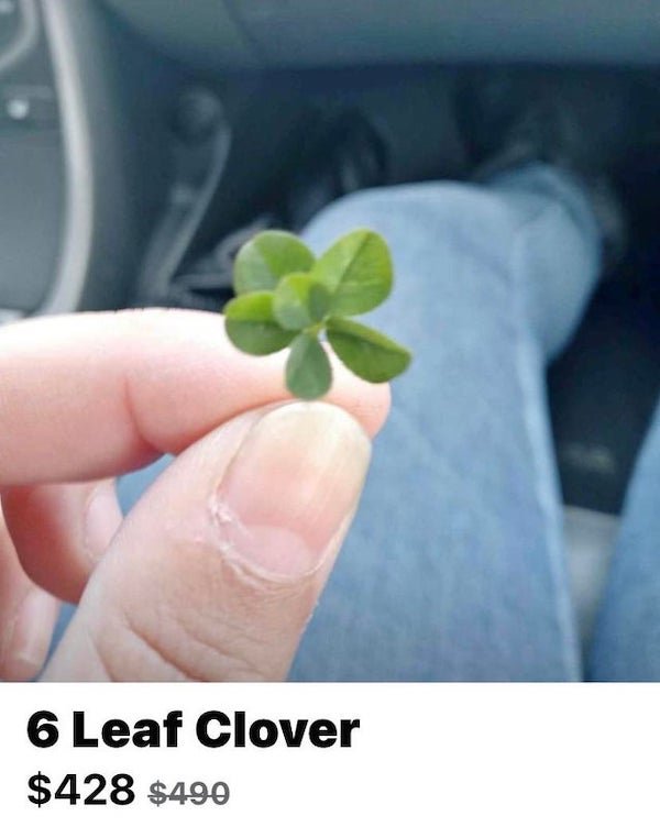 hand - 6 Leaf Clover $428 $490