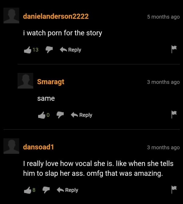 34 Pornhub Comments That Are Something Else.