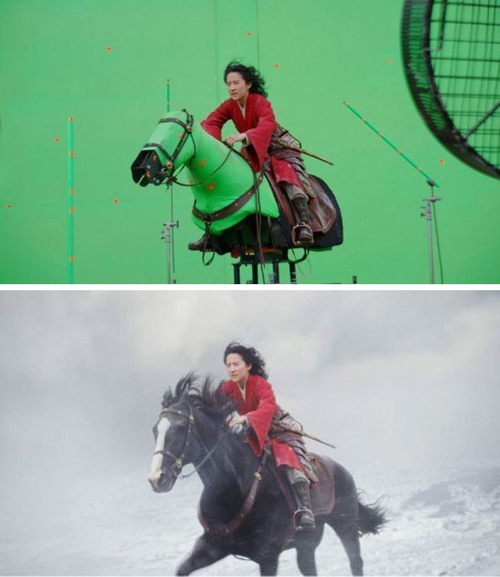 And here’s an epic horse ride from Mulan (2020)!