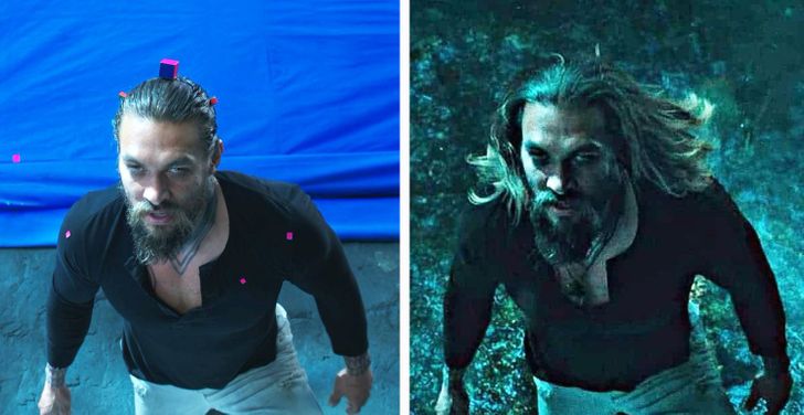 Aquaman (2018) underwater scenes weren’t exactly underwater...