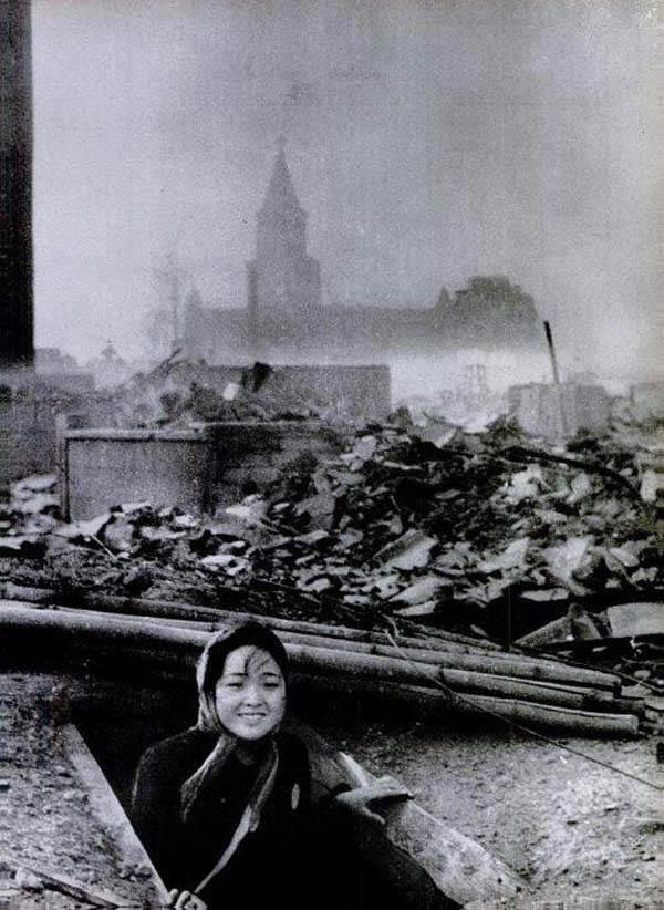 A woman that survived the Nagasaki bombing – 1945