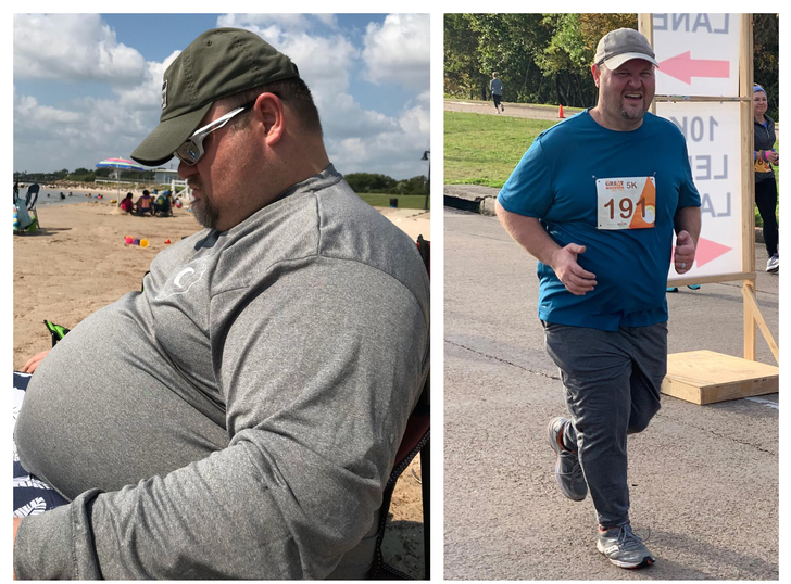 “I recently finished my first ever 5K. That guy napping on the beach would not have believed that was possible.”