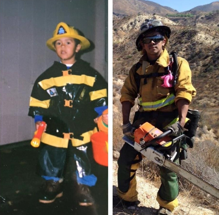 “My friend wanted nothing more than to be a firefighter his entire life. His dream recently came true.”