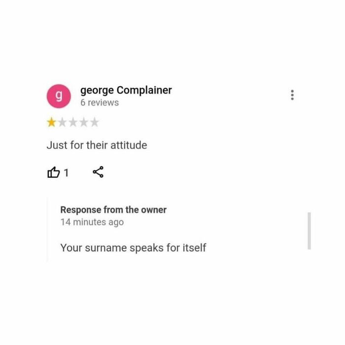 40 People Who Left Bad Reviews And Got A Reply.