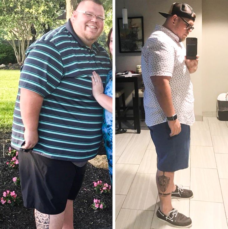 “Starting weight was 500 lb, and now I’m down 212 lb.”