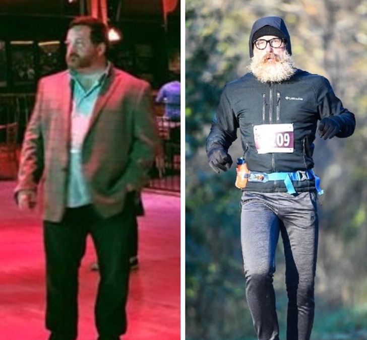 “From standing in the middle of the dance floor to half marathons in 3 short years!”