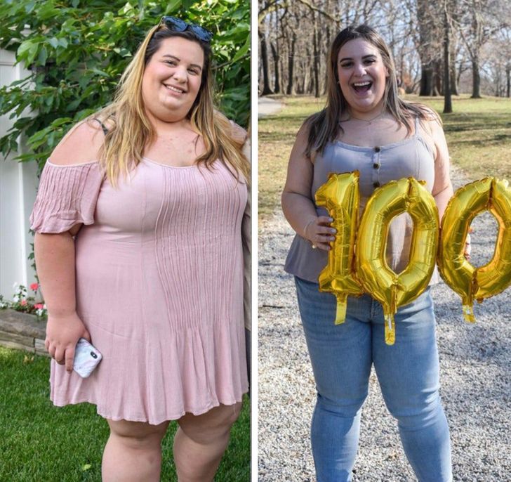 100 lb less — I finally did it.