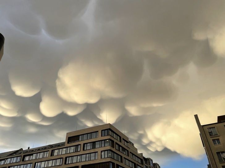 “These clouds showed up after some heavy rain.”