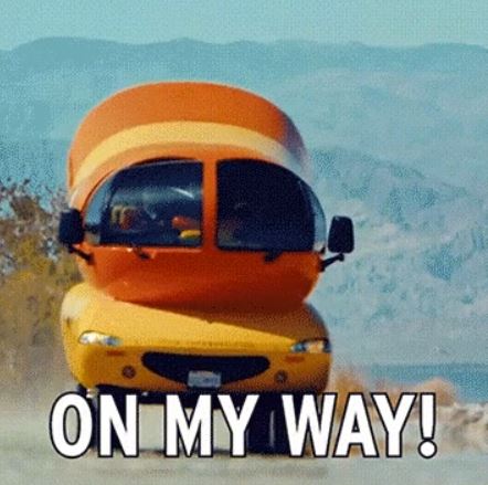 While jogging slowly up a steep hill, I got cheered on by the driver of the Oscar Meyer Wienermobile.