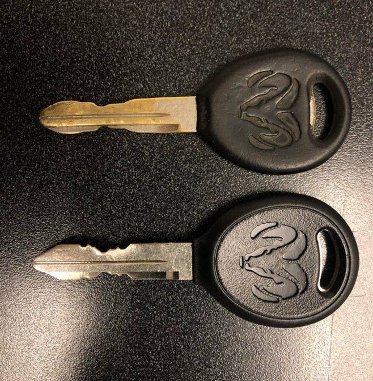 “A new key compared to a 16-year-old key with 270,000 miles on it”