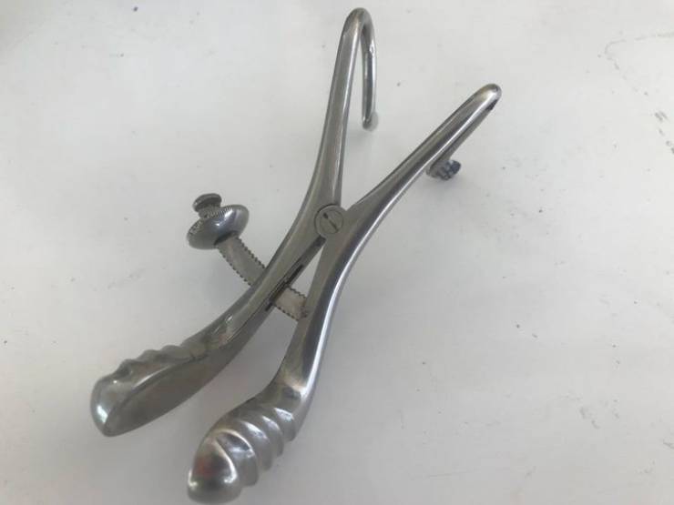 “Received as a gift from my father-in-law but I have no idea what it is used for.”
The answer: “I’m interested to know the context of receiving this gift. Because historically it was used to keep patients mouths open during surgery to prevent suffocation.”