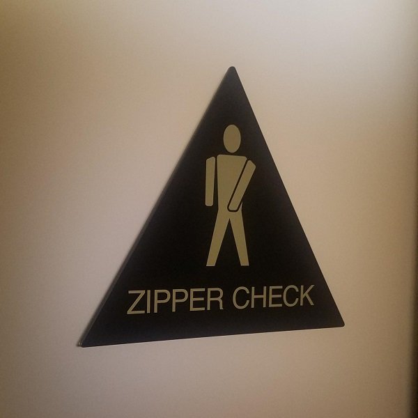 awesome designs - sign - Zipper Check