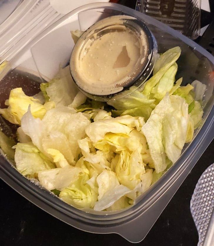 “This ’Caesar salad’ I ordered from Chili’s”