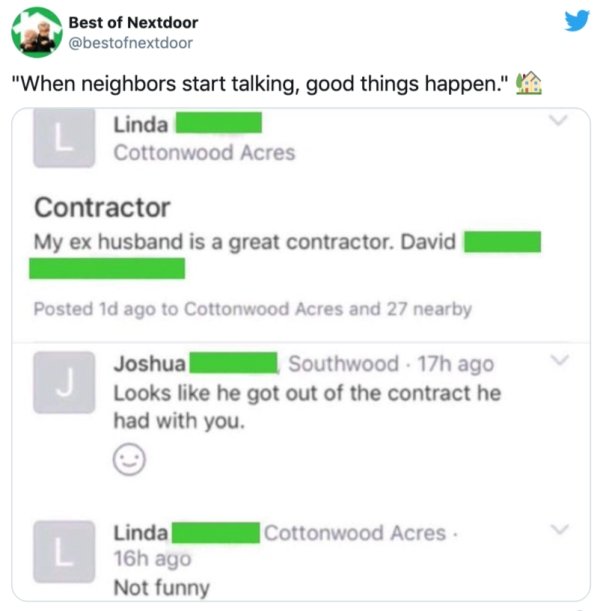 26 Crazy Things Found On The Nextdoor App.