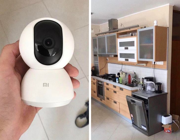 “My landlord pretended to do work around the apartment but ended up installing this 360° wifi surveillance camera which also records audio, without telling me about it.”