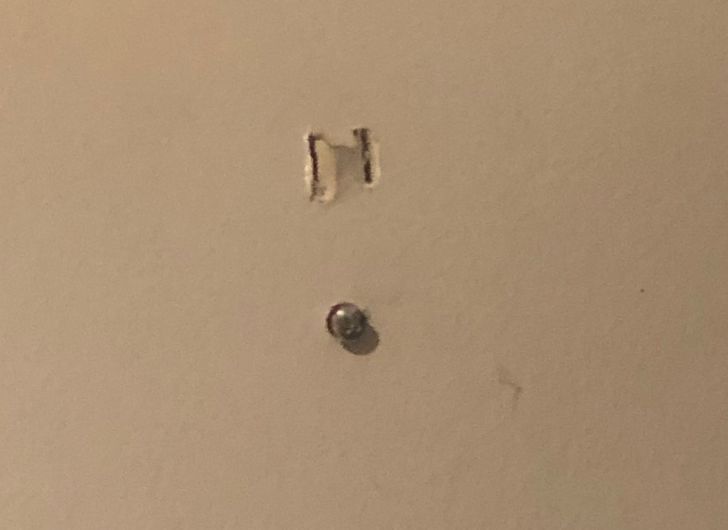 “Discovered tonight that the carbon monoxide alarm in our apartment hasn’t had a battery for the entire time we’ve lived here and that it was ‘plugged in’ to 2 slits my landlord had carved in the wall.”