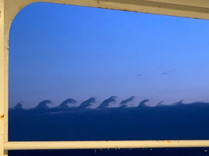“These crazy clouds over Seattle this morning”