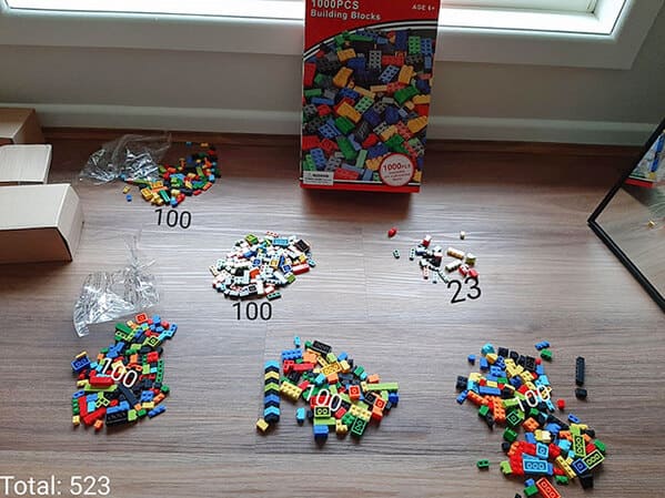 “My Mother Ordered 1000 Plastic Blocks For Her Nephews. Ended Up Receiving 523”
