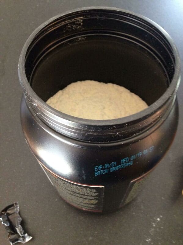 “Brand New Protein Powder, Not Even Filled Half Whey”