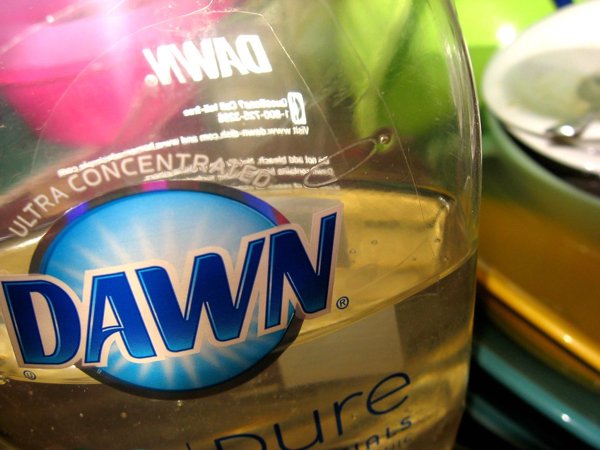 “Dawn dish soap is better for cleaning tubs than any bathroom cleaner. Consider that when you bathe you’re mostly washing of body oils/dirt/skin. Dawn is so effective at cleaning oil it’s used to clean up after oil spills. You can use a small amount and it cleans pretty effortlessly with circles on a sponge.”