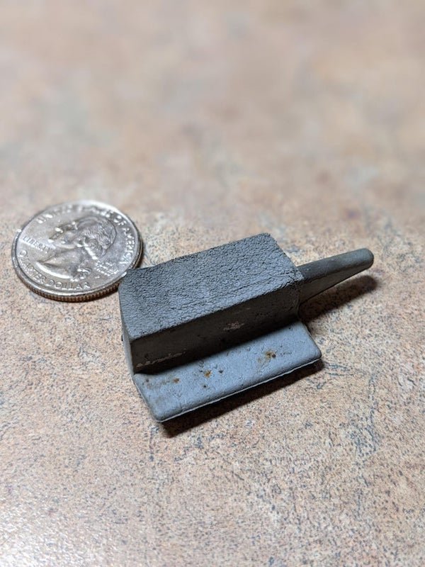 My wife found this small rubber item near our door. Marked Stanley.

A: It’s part of the weather stripping at the bottom hinge side of your door.