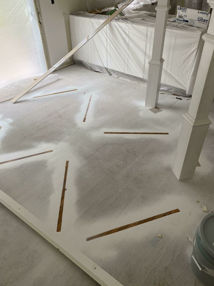 home repair fails - floor - Lhoit Y Painter's Ight