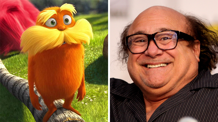 Danny DeVito did the dub for his role as the titular character in The Lorax (2012) in Russian, German, Italian, Catalan, and Castilian Spanish, despite not speaking any of those languages