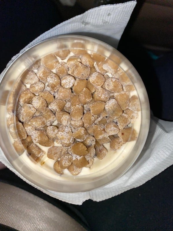 Asked for extra cookie dough pieces in my Sonic blast.