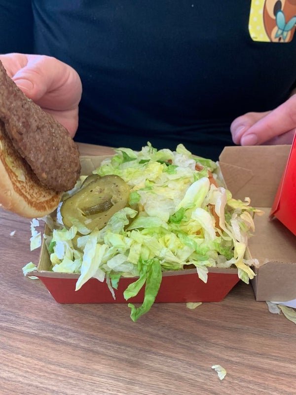 Wife asked for extra lettuce on her Big Mac. Donald delivered