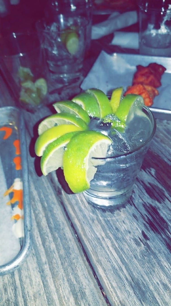 “vodka soda with a bunch of limes” thank you bartender.