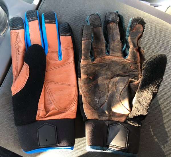 Finally got a new pair of work gloves… 2 year gap.